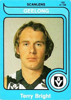 1980 Scanlens VFL #162 Terry Bright Front